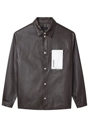Brown cotton shirt PURPLE BRAND | P034LEBL425BROWN